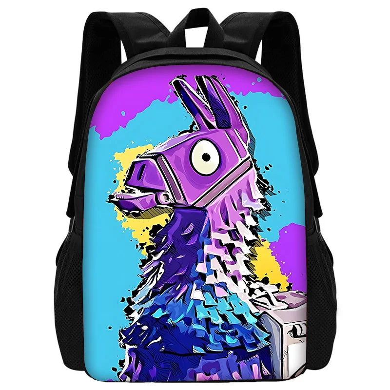 Classic Game FortniteS Kids Backpacks Boys and Girls Student Birthday Gift Child School Bags Unisex Camping Durable Rucksack