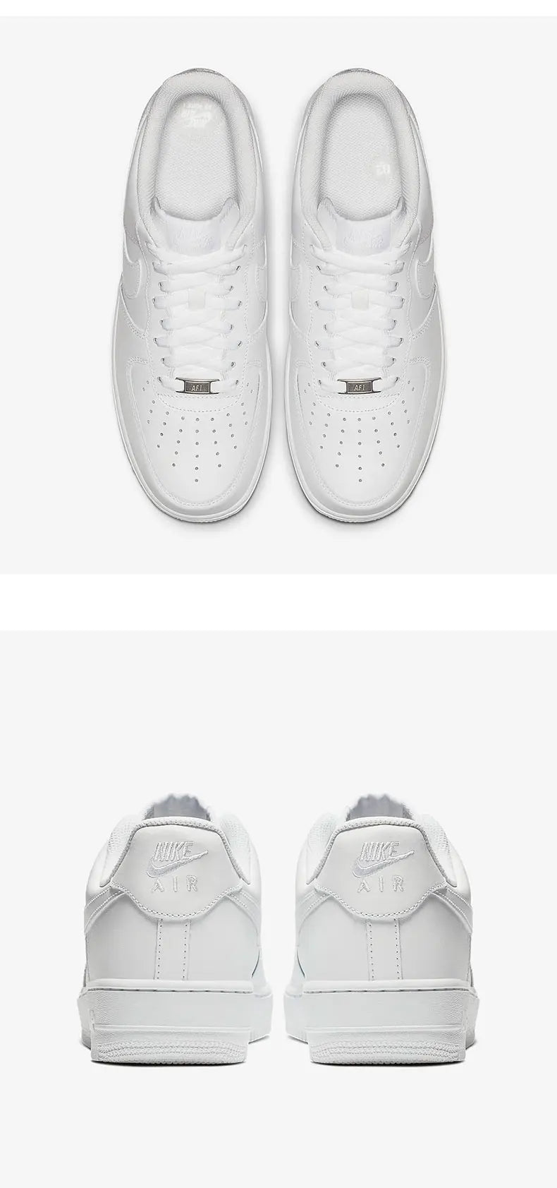 Nike Official Authentic AIR FORCE 1 Herren-Freizeitschuhe, strapazierfähige Fashion-Sneaker CW2288-111