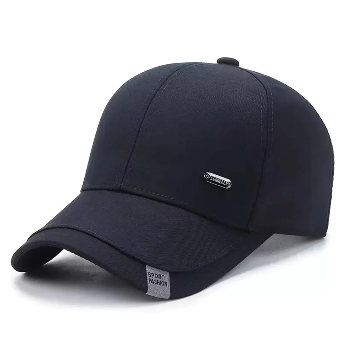 Unisex-Baseballcap mit kleinem Eisen-Label, verstellbare Casual-Outdoor-Kappe für Frühling und Herbst, Sonnenschutz-Sportcap