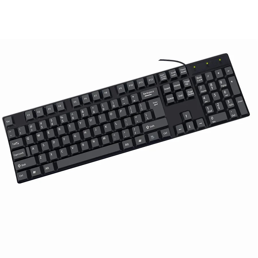 Teclado gaming com keycaps de letras em espanhol, francês, russo e árabe, USB com fios, 104 teclas, para computador