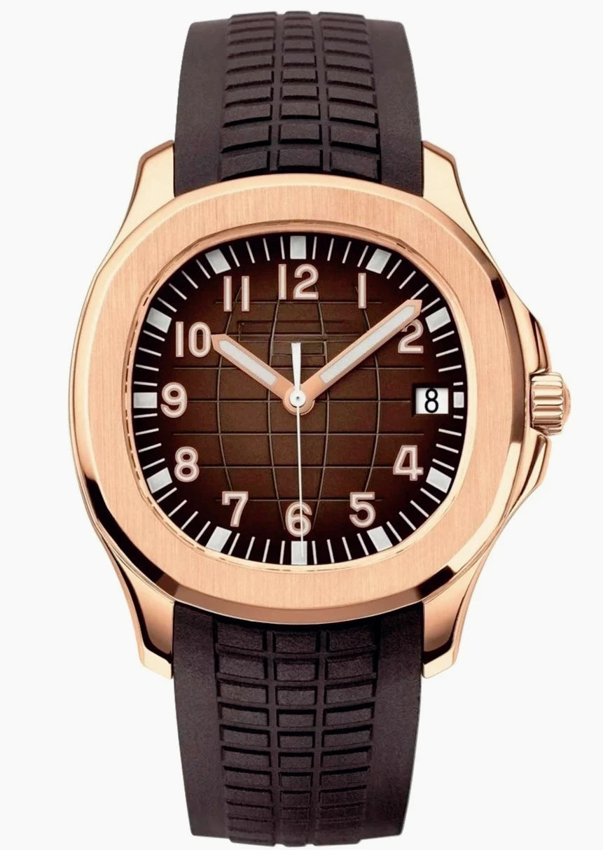 Automatic Men's Watch Sapphire Stainless Steel Sport Waterproof Luminous Rubber Mechanical Luxury Military Watches