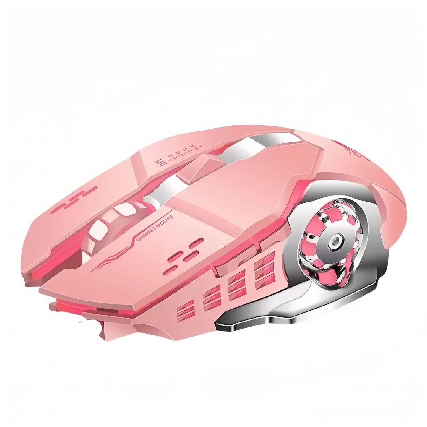 Mouse KEBIDUMEI cu Bluetooth 5.2 dual-mode, mouse wireless 2.4G, mouse de gaming RGB reîncărcabil, silențios, 3600 DPI, pentru laptop
