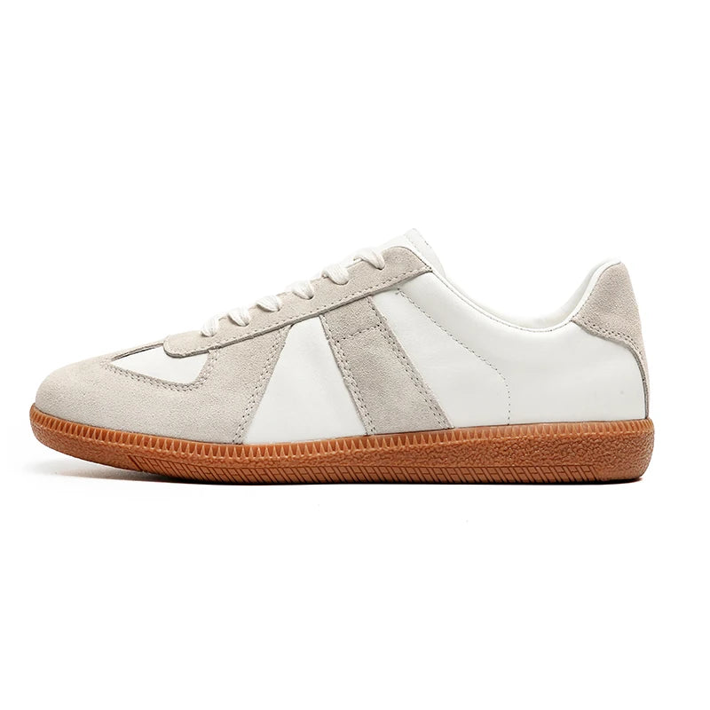 Shoes For Men's Designer Sneakers 2025 Autumn Fashion Retro Lace-up Student Women's Trainers Leather Casual Walking Shoes