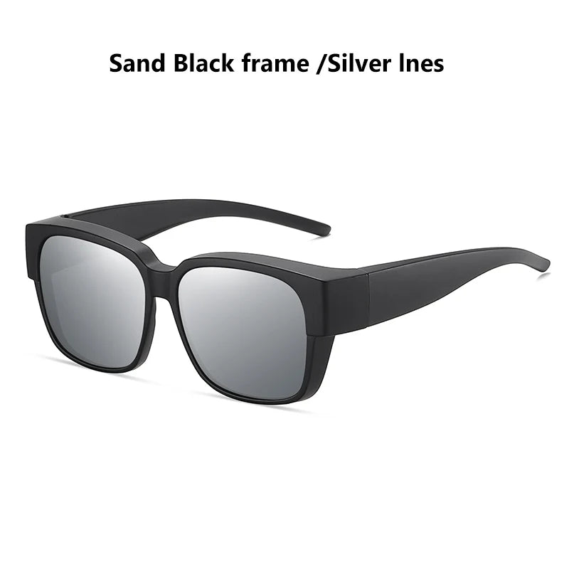 Fit Over myopia glasses cover Sunglasse Polarized Men Women UV400 Goggles Outdoor Travel Driving Anti-Glare Cover Sun Glasses