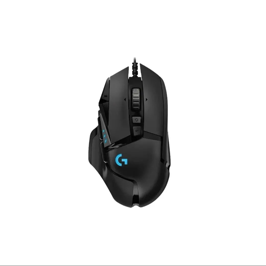 Logitech G502 HERO kablet gamingmus til e-sport, PUBG, mekanisk mus med RGB-lys, justerbar vægt og programmerbare makroer