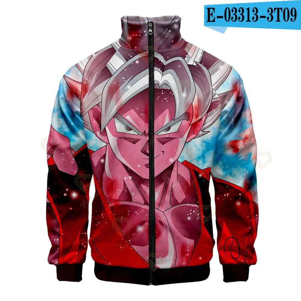 Dragon Ball 3D Print Zipper Hoodie Cool Fashion Men/Women/Kids Long Sleeve Hoodies Sweatshirt Casual Cosplay Jacket Clothes