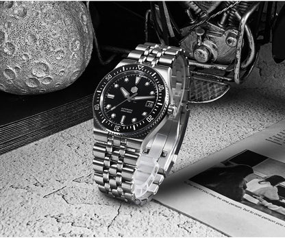 San Martin 37.5mm 40mm Classic Simple Dial Men Diver Watch Miyota 9015 Luxury Automatic Mechanical Watch Waterproof 200m SN0148