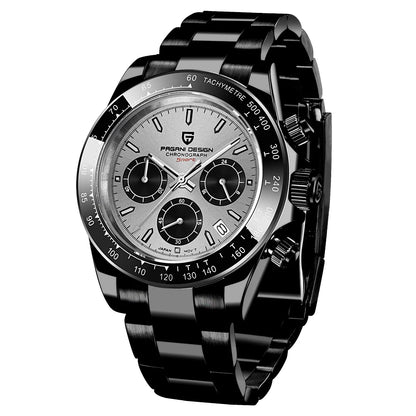 PAGANI DESIGN 2026 NEW 1664 Meteorite Dial Men's Watches Luxury Sapphire Quartz watch for men Sport Chronograph men Reloj Hombre