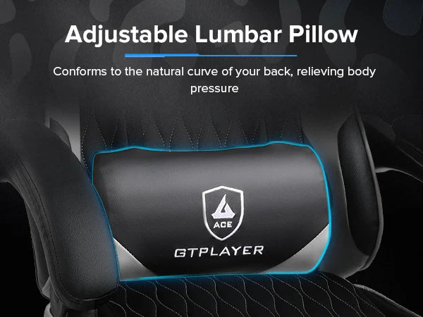 GTPLAYER Gaming chair Gamer chair Ergonomic Office Chair Footrest Adjustable Loin & Pillows Gaming Chair