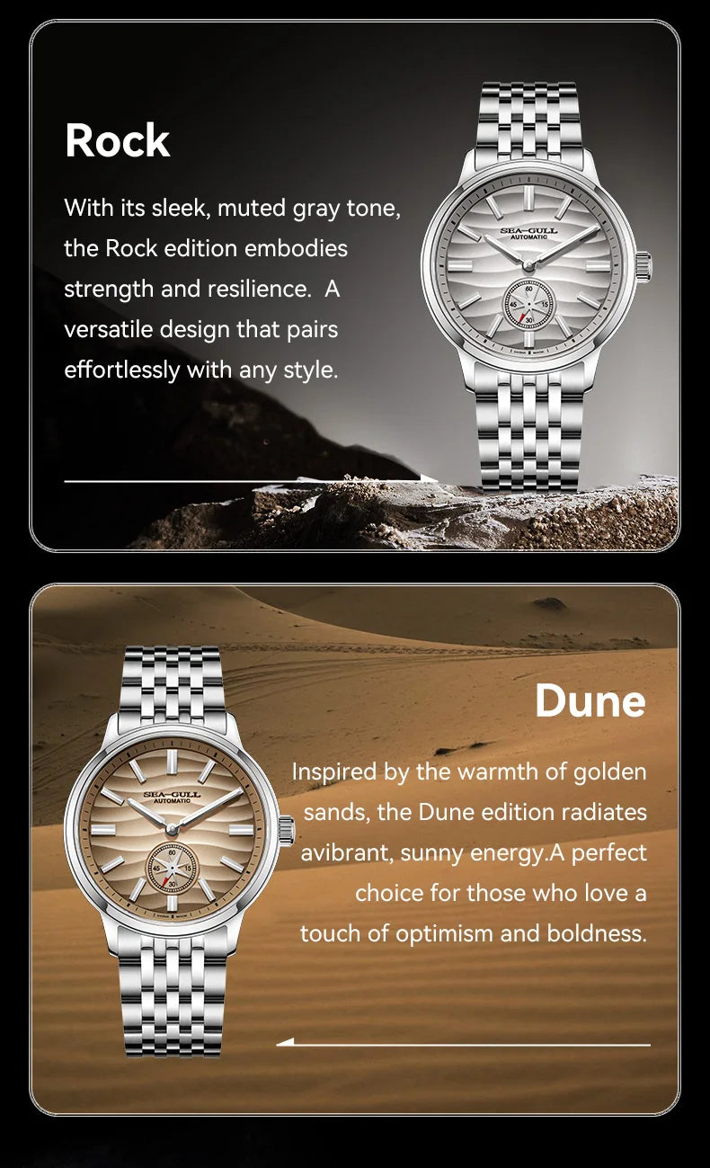 Seagull Watch 39.5mm Men's Watch 5Bar Waterproof Automatic Mechanical Watches Luminous Watches for Man 6180 relogio masculino