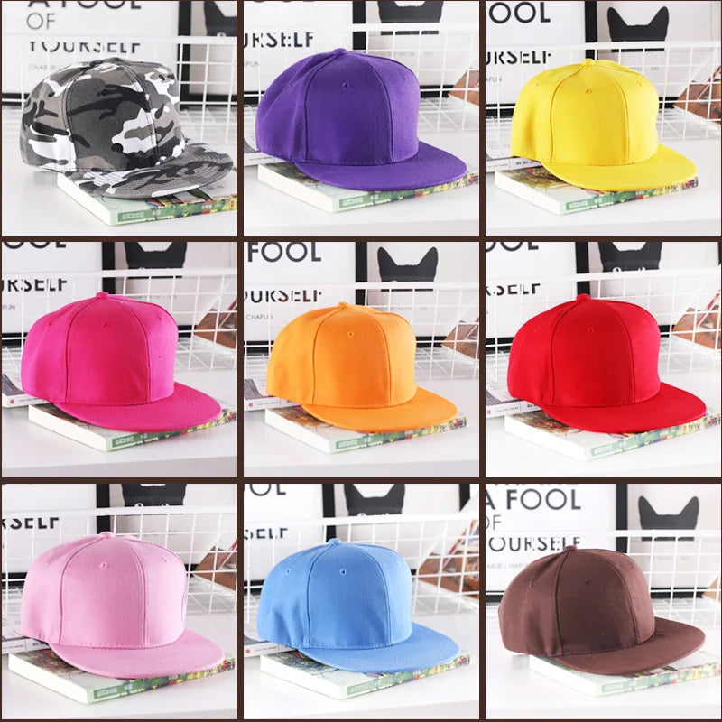 Cappellino Hip Hop resistente da uomo, cappellino snapback, cappellini da baseball da donna, cappellini regolabili con visiera piatta, visiere semplici, per ragazzi e ragazze, street dance