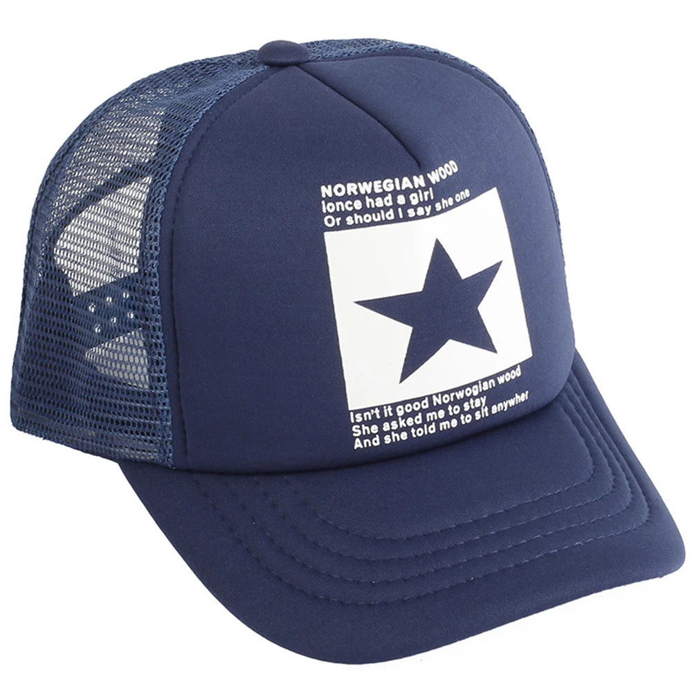 Fashion Summer Baseball Cap Snapback Mesh Trucker Hats Hip Hop Caps Cool Men Caps Female Outdoor Casual Sun Hat High Quality
