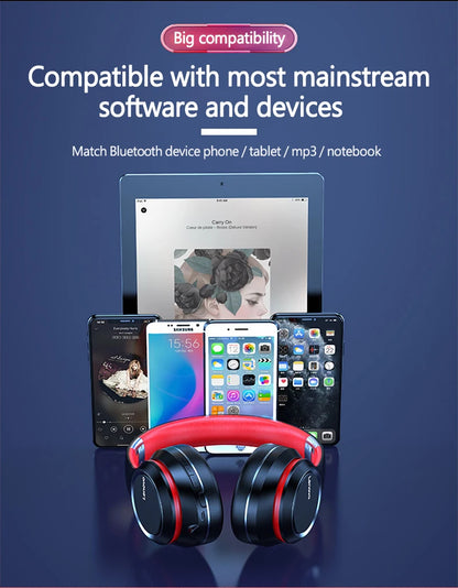 Lenovo HD200 kabellose Bluetooth-Over-Ear-Kopfhörer – geräuschunterdrückendes HiFi-Stereo-Gaming-Headset mit Mikrofon