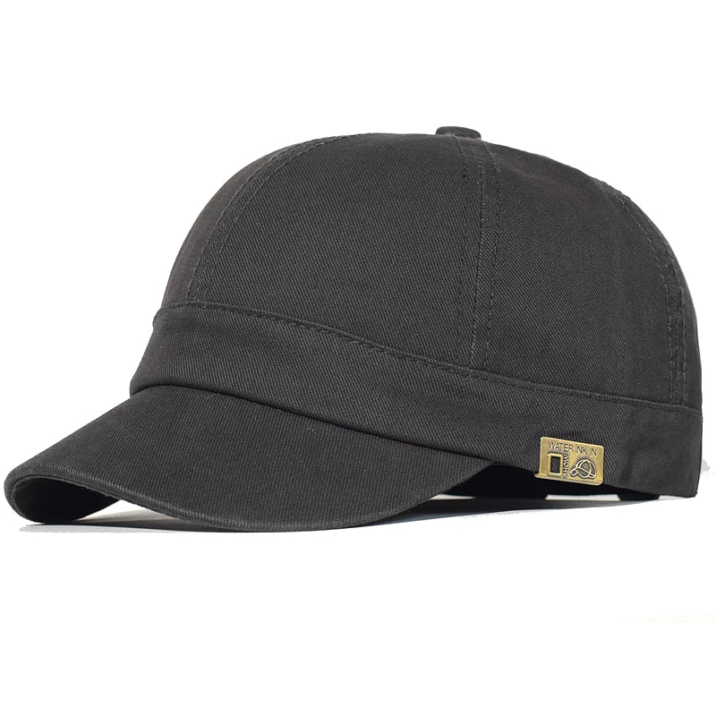 Καπέλο μπέιζμπολ με κοντό γείσο, βαμβακερό, για άνδρες και γυναίκες, μαλακό, vintage, τύπου «Dad Hat», ρυθμιζόμενο, στυλ «Trucker», καπέλα χαμηλού προφίλ