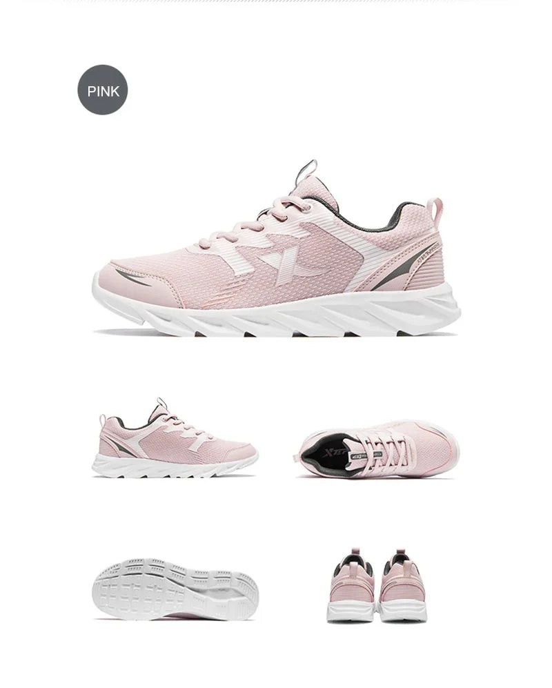 Xtep løbesko til kvinder – lette sneakers til kvinder – åndbare sportssko med stødabsorbering – 879318110073