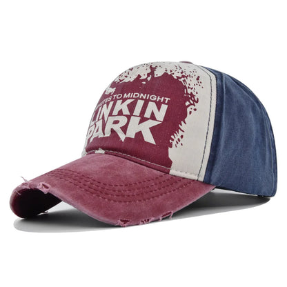 Wholesale Spring Summer Unisex Baseball Caps For Men Letter Cap Retro Casual wash Cotton Casquette Streetwear Snapback Hat Bone