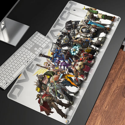 XXL gaming anime podloga za miš, velika podloga s djevojkom za tipkovnicu i računalni PC stol, rubna podloga za Overwatch/CS Go igrače