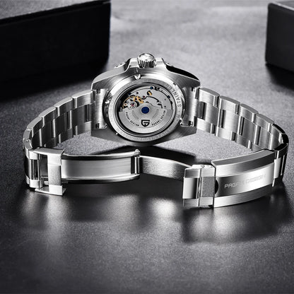 2026 New PAGANI DESIGN Luxury Men Mechanical Watches Stainless Steel GMT Watch Top Brand Sapphire Glass Men Watch reloj hombre