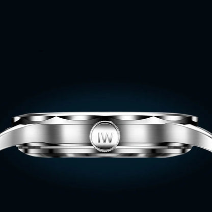 CARNIVAL Men's Tungsten Mechanical Watch Brand Luxury NH36 Automatic Movement Wristwatches for Men Waterproof Watch