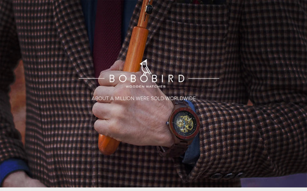 BOBO BIRD Wood Mechanical Watch Men Relogio Masculino Big Mens Watches Top Brand Luxury Timepieces erkek kol saati Dropshipping