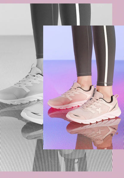 Xtep løbesko til kvinder – lette sneakers til kvinder – åndbare sportssko med stødabsorbering – 879318110073