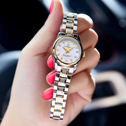 CARNIVAL Marken-Luxus-Automatikuhr für Damen, modische Armbanduhr mit Saphirglas, wasserdicht, Reloj Mujer