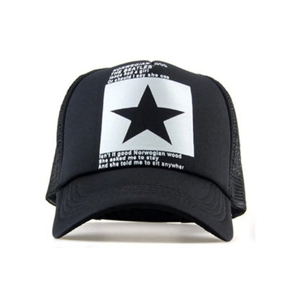 Fashion Summer Baseball Cap Snapback Mesh Trucker Hats Hip Hop Caps Cool Men Caps Female Outdoor Casual Sun Hat High Quality
