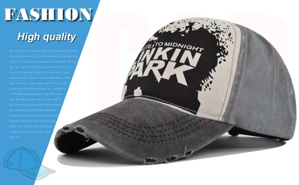 Wholesale Spring Summer Unisex Baseball Caps For Men Letter Cap Retro Casual wash Cotton Casquette Streetwear Snapback Hat Bone
