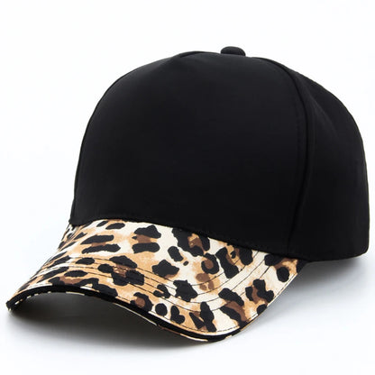 CNTANG Women Leopard Print Baseball Cap Fashion Hip Hop Caps Casual Designer Brand Female Hat Snapback For Women's Girls Gorras