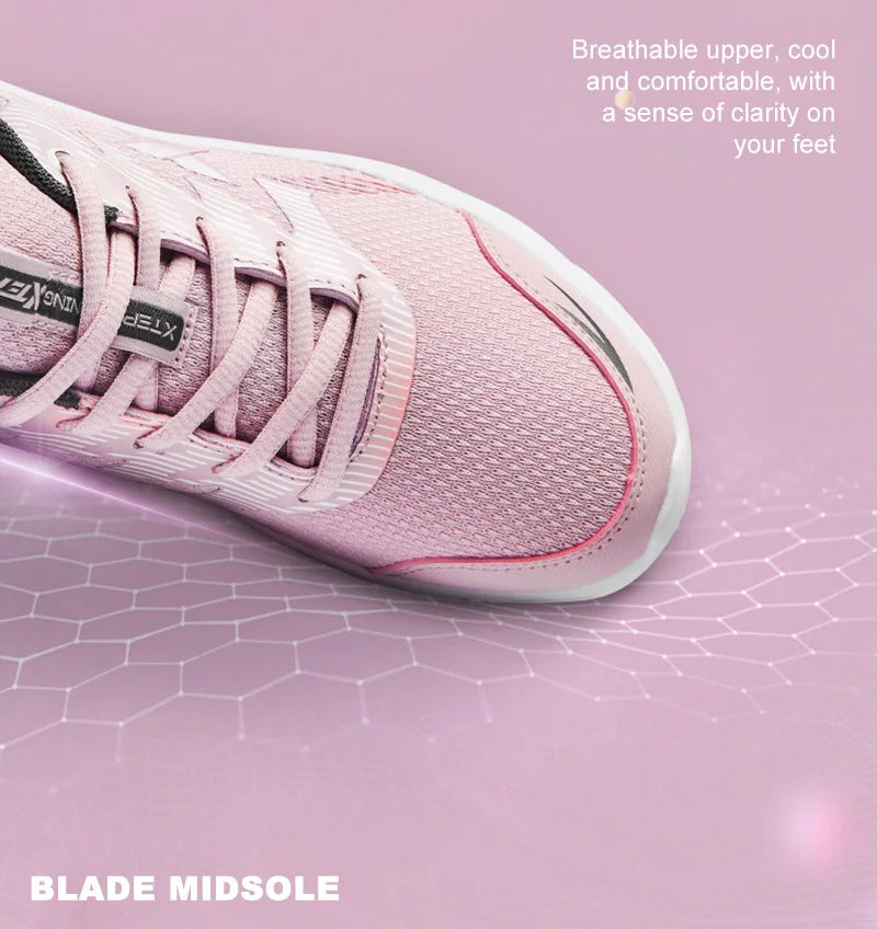 Xtep løbesko til kvinder – lette sneakers til kvinder – åndbare sportssko med stødabsorbering – 879318110073