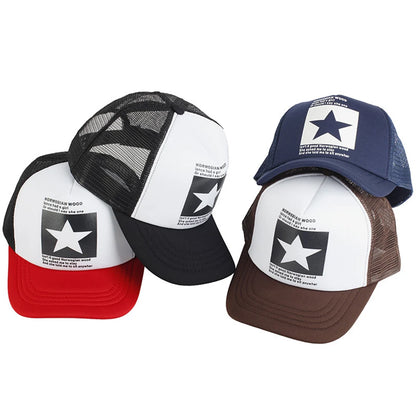 Fashion Summer Baseball Cap Snapback Mesh Trucker Hats Hip Hop Caps Cool Men Caps Female Outdoor Casual Sun Hat High Quality