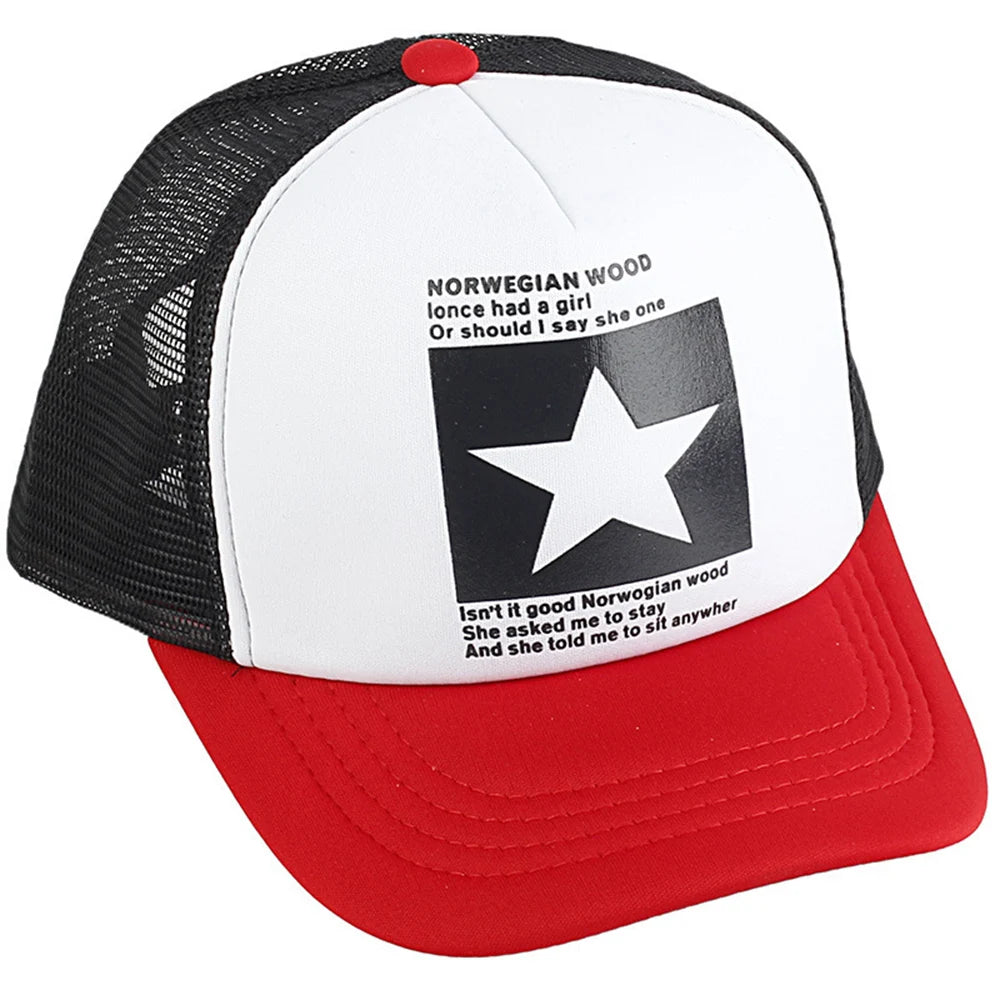 Fashion Summer Baseball Cap Snapback Mesh Trucker Hats Hip Hop Caps Cool Men Caps Female Outdoor Casual Sun Hat High Quality