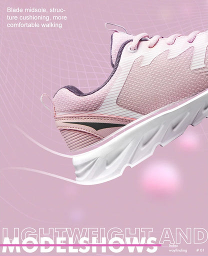 Xtep løbesko til kvinder – lette sneakers til kvinder – åndbare sportssko med stødabsorbering – 879318110073
