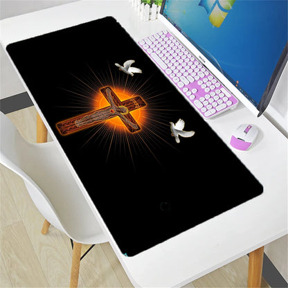 Overwatch Mauspad groß DIY Kawaii XXL PC-Computer-Schreibtischmatte Gamer-Büroteppich Tastatur-Tisch Gaming-Zubehör Mousepad