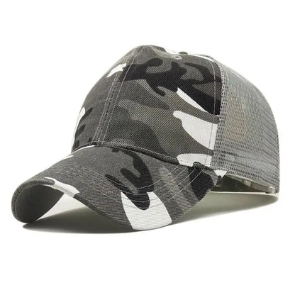 COKK kamufliažinė beisbolo kepurė vyrams, „Snapback“ stiliaus vasarinės kepurės moterims, kvėpuojanti sportinė tinklinė kepurė, saulės kepurė, saulės skydelis, golfo kepurė, reguliuojama suaugusiems
