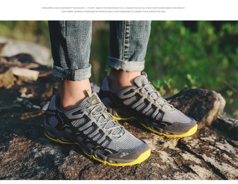MIXIDELAI New Summer Men Sneakers Fashion Spring Outdoor Shoes Men Casual Men'S Shoes Comfortable Mesh Shoes For Men Size 39-46