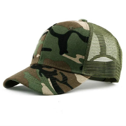 COKK kamufliažinė beisbolo kepurė vyrams, „Snapback“ stiliaus vasarinės kepurės moterims, kvėpuojanti sportinė tinklinė kepurė, saulės kepurė, saulės skydelis, golfo kepurė, reguliuojama suaugusiems