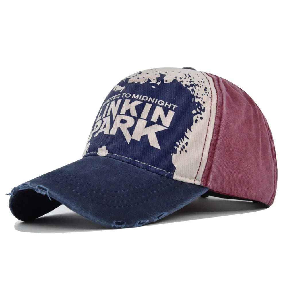 Wholesale Spring Summer Unisex Baseball Caps For Men Letter Cap Retro Casual wash Cotton Casquette Streetwear Snapback Hat Bone