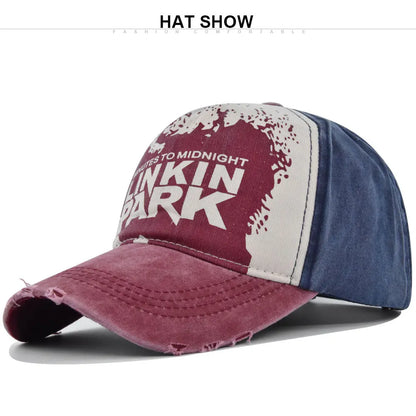 Wholesale Spring Summer Unisex Baseball Caps For Men Letter Cap Retro Casual wash Cotton Casquette Streetwear Snapback Hat Bone