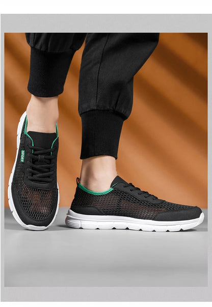 Men Aqua Shoes Outdoor Breathable Beach Shoes Lightweight Quick-Drying Wading Shoes Sport Water Camping Sneakers Shoes