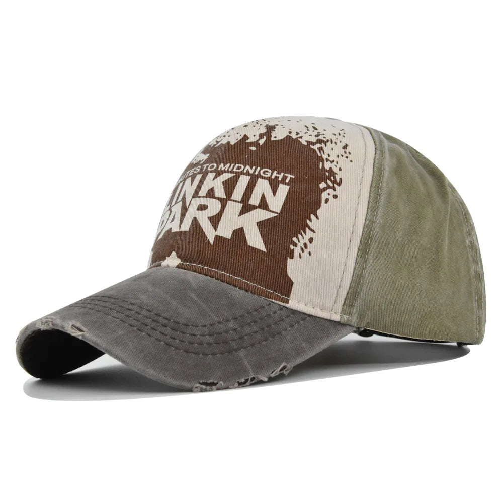 Wholesale Spring Summer Unisex Baseball Caps For Men Letter Cap Retro Casual wash Cotton Casquette Streetwear Snapback Hat Bone