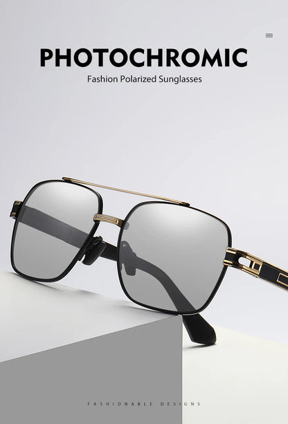 CoolPandas High Quality Sunglasses Polarized Men Women Photochromic UV400 Protection Driving Sun Glasses Unisex Chameleon Lens