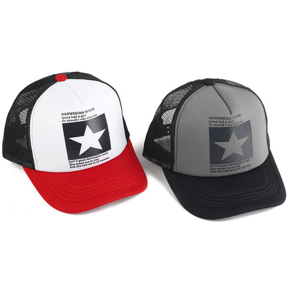 Fashion Summer Baseball Cap Snapback Mesh Trucker Hats Hip Hop Caps Cool Men Caps Female Outdoor Casual Sun Hat High Quality
