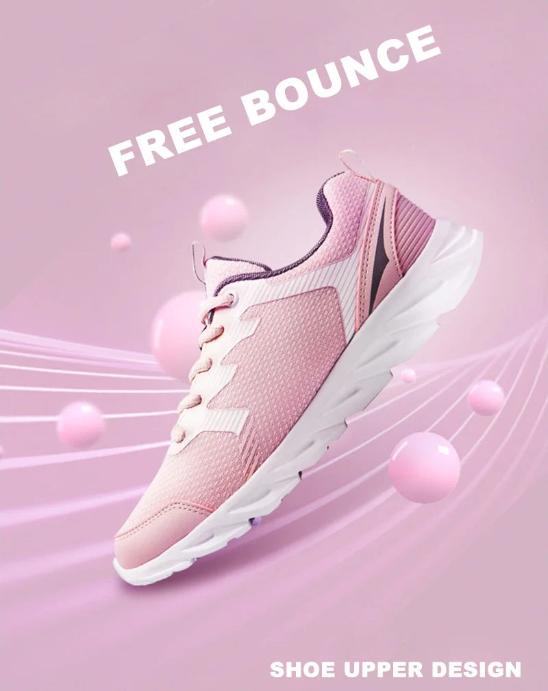 Xtep løbesko til kvinder – lette sneakers til kvinder – åndbare sportssko med stødabsorbering – 879318110073