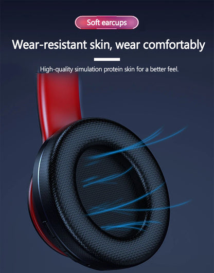 Lenovo HD200 kabellose Bluetooth-Over-Ear-Kopfhörer – geräuschunterdrückendes HiFi-Stereo-Gaming-Headset mit Mikrofon
