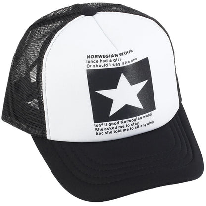 Fashion Summer Baseball Cap Snapback Mesh Trucker Hats Hip Hop Caps Cool Men Caps Female Outdoor Casual Sun Hat High Quality
