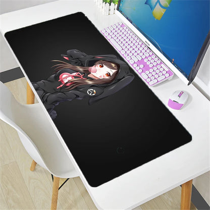 Overwatch Mauspad groß DIY Kawaii XXL PC-Computer-Schreibtischmatte Gamer-Büroteppich Tastatur-Tisch Gaming-Zubehör Mousepad