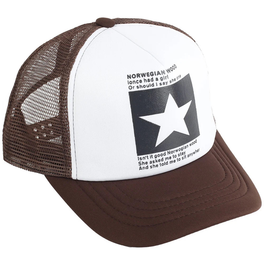 Fashion Summer Baseball Cap Snapback Mesh Trucker Hats Hip Hop Caps Cool Men Caps Female Outdoor Casual Sun Hat High Quality