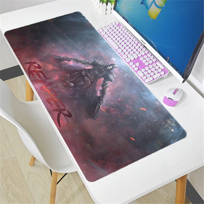 Overwatch Mauspad groß DIY Kawaii XXL PC-Computer-Schreibtischmatte Gamer-Büroteppich Tastatur-Tisch Gaming-Zubehör Mousepad