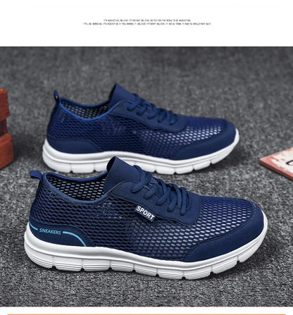 Men Aqua Shoes Outdoor Breathable Beach Shoes Lightweight Quick-Drying Wading Shoes Sport Water Camping Sneakers Shoes
